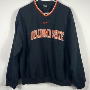 🏈⚾️🏀⛳️ Vintage Y2K NIKE OKLAHOMA STATE COWBOYS Pullover Windbreaker Jacket